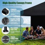 Eurmax USA NOMATTER ONE-Person Open&Close 10x10ft Pop Up Canopy Tent,Portable Shelter Canopy for Outdoor Events with 1 Removable Sidewall,Instant Canopies,Temporary Sunshade,Bonus 4 Sand Bags(Blue)