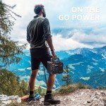 YEWPINY EM300 Portable Power Station, 300W Solar Generator, 259Wh LiFePO4 Battery, USB-C PD 65W, Pure Sine Wave, Wireless Charging for Camping, Outdoor, Emergency