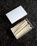White Boxes of Matches with Strike On - 50