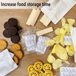 Oxygen Absorbers for Food storage 300CC, 100 PCS (10x PCS of 10) O2 Absorbers Food Grade for Mylar Bags, Canning,Freeze Dryer, Dehydrated, and Preserved Foods - Long Term Storage