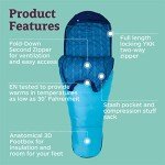 Marmot Women’s Trestles 15° Sleeping Bag | Insulated, Water-Resistant, Left-Zip, French Blue/Harbor Blue