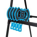 EastPoint Sports Axe Throwing Target Game - 5ft Tall Sturdy Steel Frame - Includes 8 Throwing Axes