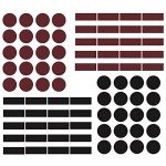 Match Striker Paper with Adhesive,80 PCS Bulk Matches for Candles,Matches Box,Match Cloche,Match Holder with Striker Decor,Decorative Matches in A Jar,Cute Boot Ceramic Holder