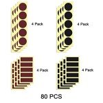 Match Striker Paper with Adhesive,80 PCS Bulk Matches for Candles,Matches Box,Match Cloche,Match Holder with Striker Decor,Decorative Matches in A Jar,Cute Boot Ceramic Holder