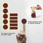 Match Striker Paper with Adhesive,80 PCS Bulk Matches for Candles,Matches Box,Match Cloche,Match Holder with Striker Decor,Decorative Matches in A Jar,Cute Boot Ceramic Holder