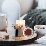 Match Striker Paper with Adhesive,80 PCS Bulk Matches for Candles,Matches Box,Match Cloche,Match Holder with Striker Decor,Decorative Matches in A Jar,Cute Boot Ceramic Holder