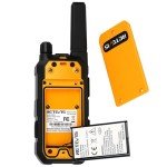 Retevis RB48 Heavy Duty Waterproof Walkie Talkies, Long Range Rechargeable Two Way Radios, Advanced Triple Proof, Vibration Reminder, for Warehousing Construction Contractor(10 Pack)