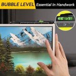 11-in-1 Multitool Pen Set with LED Light, Flathead & Phillips Screwdrivers, Level, Ruler, Bottle Opener, and Stylus, Gifts for Him Men Husband, Boyfriends, Gifts for Dad, Husband, Black