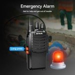 Retevis H-777 2 Way Radios Walkie Talkies Long Range, Rechargeable Two Way Radios, Hand Free Adults Walkie Talkies with Charging Base(Black, 20 Pack)