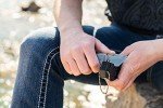 Smith & Wesson Benji 2.5in High Carbon S.S. Folding Keychain Knife with 1.75in Modified Tanto Blade and G10 Handle for Outdoor, Tactical, Survival and EDC,Black
