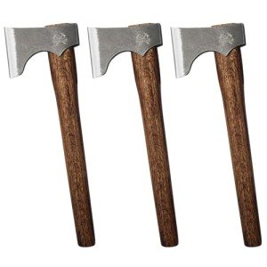 THRWCLUB Competition Throwing Axe, 3 Pack 16.5" Throwing Axes with 1065 High Carbon Steel & Wooden Handle, Perfect for Axe Throwing Game, Competition and Recreation, Gift for Men