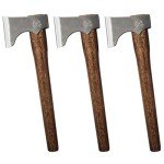 THRWCLUB Competition Throwing Axe, 3 Pack 16.5" Throwing Axes with 1065 High Carbon Steel & Wooden Handle, Perfect for Axe Throwing Game, Competition and Recreation, Gift for Men