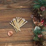 2" Light Pink Tip Safety Matches | Set of 100+ Bulk Artisan Matchsticks with Striker Stickers by Thankful Greetings | Decorative & Unique Candle Lighting, Home Decor, Wedding Giveaways, & Events