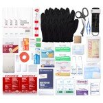 MFASCO OSHA/ANSI 2021 Class B Compliant First Aid Cabinet - Large 3-Shelf Wall Mount Kit for Office, Commercial Businesses - Complete Metal First Aid Box with Supplies - No Medications