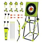 CEDOIEOP Axe Throwing Game for Backyard,Deluxe Ax Throwing Game Set for Adults,Collapsible Stand,5 Kind Throwing Tools Including Axes/Darts/Bows,Throwing Stars Target Board for Outdoor/Indoor