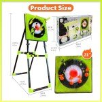 CEDOIEOP Axe Throwing Game for Backyard,Deluxe Ax Throwing Game Set for Adults,Collapsible Stand,5 Kind Throwing Tools Including Axes/Darts/Bows,Throwing Stars Target Board for Outdoor/Indoor
