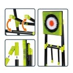 CEDOIEOP Axe Throwing Game for Backyard,Deluxe Ax Throwing Game Set for Adults,Collapsible Stand,5 Kind Throwing Tools Including Axes/Darts/Bows,Throwing Stars Target Board for Outdoor/Indoor