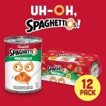 SpaghettiOs Canned Pasta with Meatballs, 15.6 oz Can (Pack of 12)