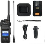 Retevis Ailunce HA1UV Handheld Ham Radio, Dual Band Radio with SMA-F Antenna, USB-C Charging, 2800mAh, IP67 Waterproof, Sub-PTT, NOAA, Long Range Walkie Talkies for Amateur(1 Pack)