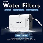 Portable Water Filter with Hybrid and RO Filter, Hiking Water Purifier System for Camping, Survival Gear Purification for Drinking