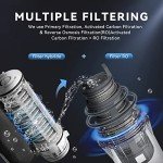 Portable Water Filter with Hybrid and RO Filter, Hiking Water Purifier System for Camping, Survival Gear Purification for Drinking