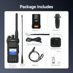 Retevis Ailunce HA1UV Handheld Ham Radio, Dual Band Radio with SMA-F Antenna, USB-C Charging, 2800mAh, IP67 Waterproof, Sub-PTT, NOAA, Long Range Walkie Talkies for Amateur(1 Pack)