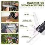 14 in 1 Multitool Pliers Gives One Whistle as a Gift, Professional Pocket Pliers from Wife Daughter to Father Boyfriend Husband on Christmas, Birthday, Valentine's, Father's Day - Samest
