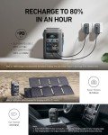 Anker SOLIX C300 DC Power Bank Station, Outdoor 288Wh (90,000mAh), Portable Power Station, LiFePO4 Battery, 300W Solar Generator, for Camping, Traveling, and Emergencies (No Wall Charger Included)