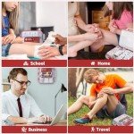 RHINO RESCUE 350 Pieces OSHA All-Purpose First Aid Kit, Home & Office Professional Medical Supplies, Ideal for Emergency, School, Business FSA HSA Eligible