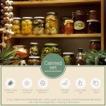 Canning Kit Canning Supplies Starter Kit,Set of 6 Canning Starter Kit for Beginners,Canning Tools Set with Mason Jar Lifter,Wrench & Funnel,Tongs, Magnetic Lid Lifter,Bubble Popper