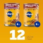 Pedigree Choice Cuts In Gravy Adult Canned Wet Dog Food Prime Rib Multipack, 13.2 oz. Cans (12 Count, Pack of 1)