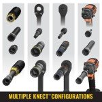Klein Tools 32500HD KNECT Multi-Bit Screwdriver / Nut Driver, Impact Rated 11-in-1 Tool with Phillips, Slotted, Square and Torx Tips