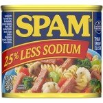 SPAM Less Sodium, 12 Oz (Pack Of 12)