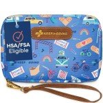 KeepGoing Kids First Aid Kit - 130 Pc. Kit for Car, Home, Purse & Diaper Bag - Latex-Free Bandages - TSA-Approved Travel Size