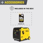 Champion Power Equipment 4500-Watt RV Ready Portable Inverter Generator with Quiet Technology and CO Shield