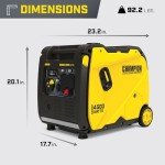 Champion Power Equipment 4500-Watt RV Ready Portable Inverter Generator with Quiet Technology and CO Shield