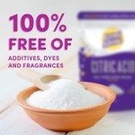 Lemi Shine 100% Citric Acid Powder 5 Pound Bag l Pure Food-Grade Flavor Enhancer & All-Natural Preservative | Fragrance Free Citric Acid for Bath Bombs, Cooking, & Canning