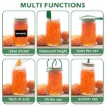 6PCS Canning Supplies Canning Kit Stainless Steel Canning Set,Canning Essential Tools Include Tongs,Wide Mouth Funnel,Jar Lifter,Jar Wrench,Magnetic Lid Lifter