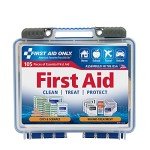 First Aid Only 91249 On-The-Go All-Purpose Emergency First Aid Kit for Car, Travel, Home and Business, 105 Pieces