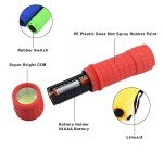Whaply 30-Pack Small Mini Flashlight Set, 5 Colors, COB LED Handheld Flashlight with Lanyard,90-Pack AAA Battery Included for Kids/Night Reading/Party/Camping/Emergency/Hunting
