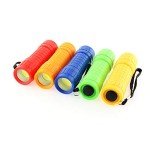 Whaply 30-Pack Small Mini Flashlight Set, 5 Colors, COB LED Handheld Flashlight with Lanyard,90-Pack AAA Battery Included for Kids/Night Reading/Party/Camping/Emergency/Hunting