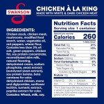Swanson Canned Chicken a la King With White and Dark Chicken Meat, 10.5 OZ Can