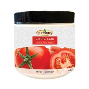 Mrs. Wages Citric Acid, Easy-To-Use, Preserves Taste & Freshness, Safe Canning, Flavor Enhancer, Citric Acid, 12 oz Jar (Pack of 1)