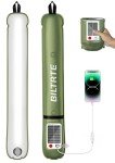 BILTRTE Solar Camping Lantern Rechargeable, Outdoor Emergency Light for Power Outage, Hurricane, Survival Kit, IP66 Waterproof Inflatable LED Lamp for Hiking, Backpacking