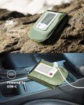 BILTRTE Solar Camping Lantern Rechargeable, Outdoor Emergency Light for Power Outage, Hurricane, Survival Kit, IP66 Waterproof Inflatable LED Lamp for Hiking, Backpacking