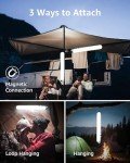BILTRTE Solar Camping Lantern Rechargeable, Outdoor Emergency Light for Power Outage, Hurricane, Survival Kit, IP66 Waterproof Inflatable LED Lamp for Hiking, Backpacking