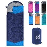 oaskys Camping Sleeping Bag - 3 Season Warm & Cool Weather - Summer Spring Fall Lightweight Waterproof for Adults Kids - Camping Gear Equipment, Traveling, and Outdoors