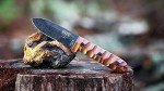 ESEE PR4 Fixed Blade Survival Knife –Field Tested, Durable and Reliable Bushcraft Knife with Dark Tan Sheath, Ideal for Survival, Outdoor Use, and EDC