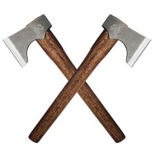 THRWCLUB Competition Throwing Axe, 2 Pack 16.5" Throwing Axes with 1065 High Carbon Steel & Wooden Handle, Perfect for Axe Throwing Game, Competition and Recreation, Gift for Men