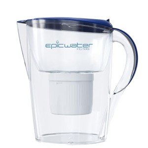 Epic Water Filters Pure Filter Pitchers for Drinking Water, 10 Cup 150 Gallon Filter, Tritan BPA Free, Removes Fluoride, Chlorine, Lead, Forever Chemicals